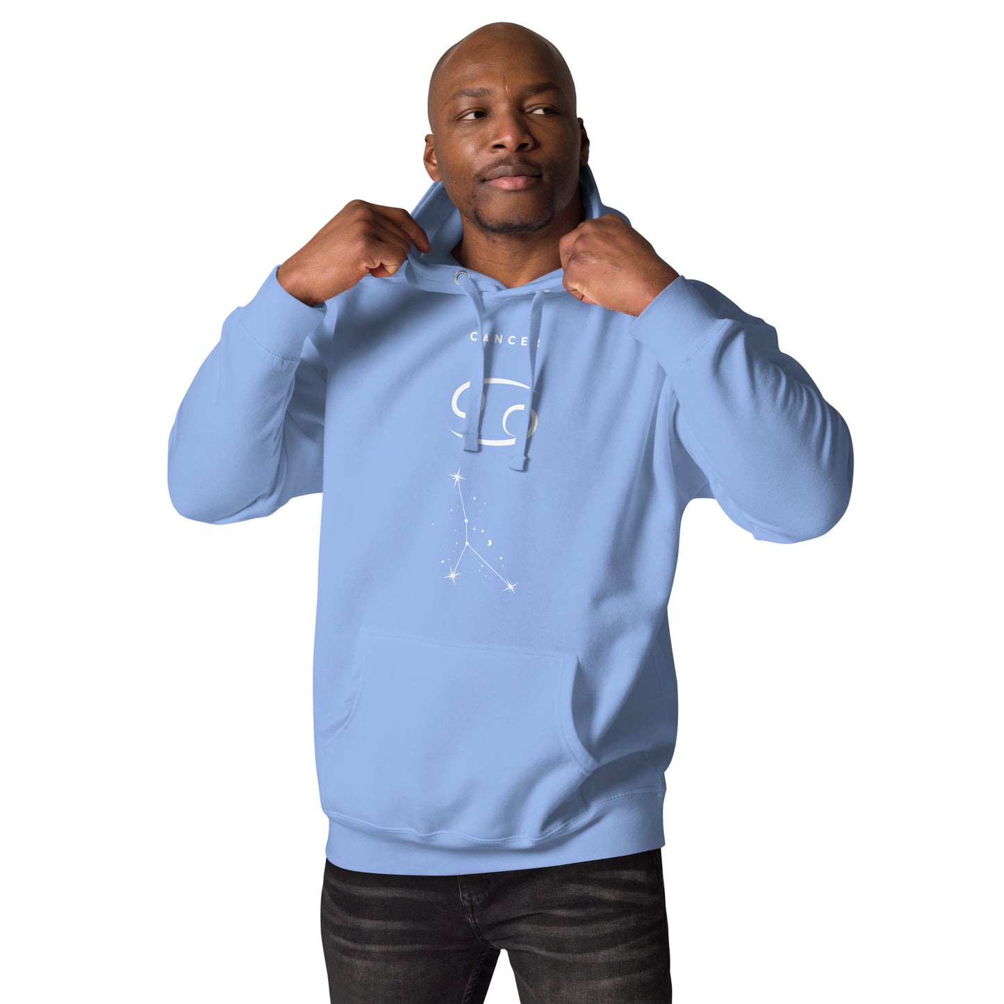 Image 31 of Team Royal Moonhaven Hoodie, size S, with Cancer artwork visible in front view.