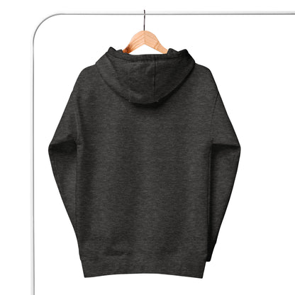 Retry Hoodie - Left Placement by R.A. Apparel, image 6, back view, Black, size 3XL, left placement.