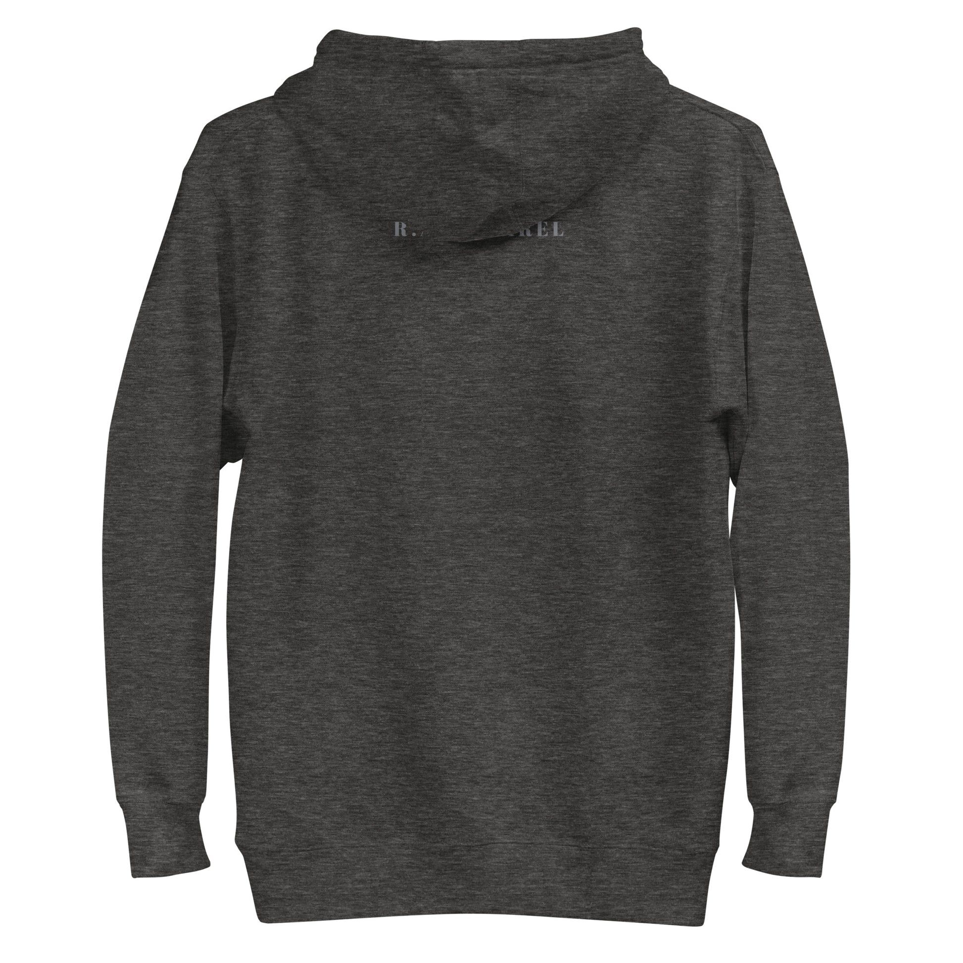 Social Static Hoodie - Left Placement image 6 in Black, size 3XL, showing back view for the Social Meter design.