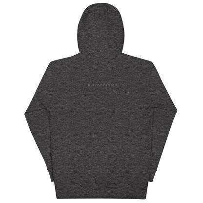 Astral Circle Hoodie - Left Placement image 6 in Black, size 3XL, showing back view for the Zodiac design.