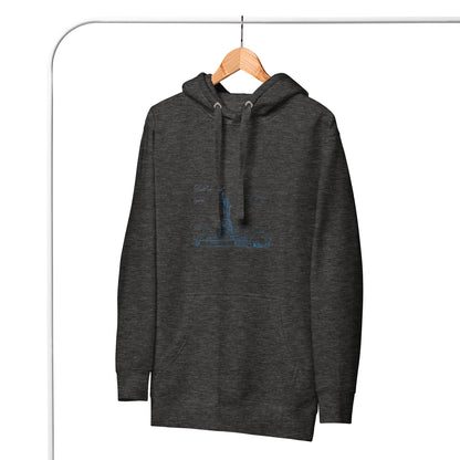 Farewell Bloom Hoodie - Left Placement image 6: Black version, size 3XL with front view of the Until We Meet Again range.