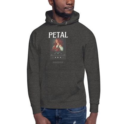 Petaline Hoodie - Left Placement 51 image 5: Black version, size 2XL with front view of the Petal range.