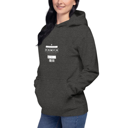 Impact Form Hoodie - Left Placement product image 30 in Vintage Black, size 3XL, with front view, left-side angle and left placement.
