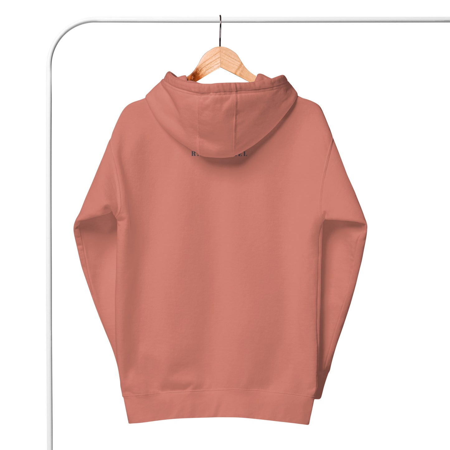 Farewell Bloom Hoodie - Left Placement image 13 in Maroon, size S, showing back view for the Until We Meet Again design.