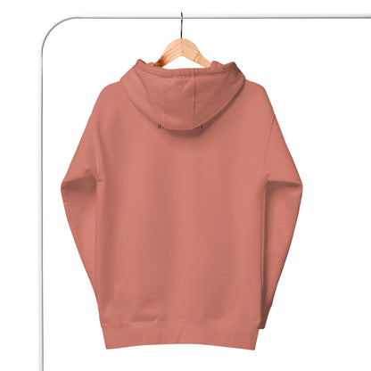 Farewell Bloom Hoodie - Left Placement image 13 in Maroon, size S, showing back view for the Until We Meet Again design.