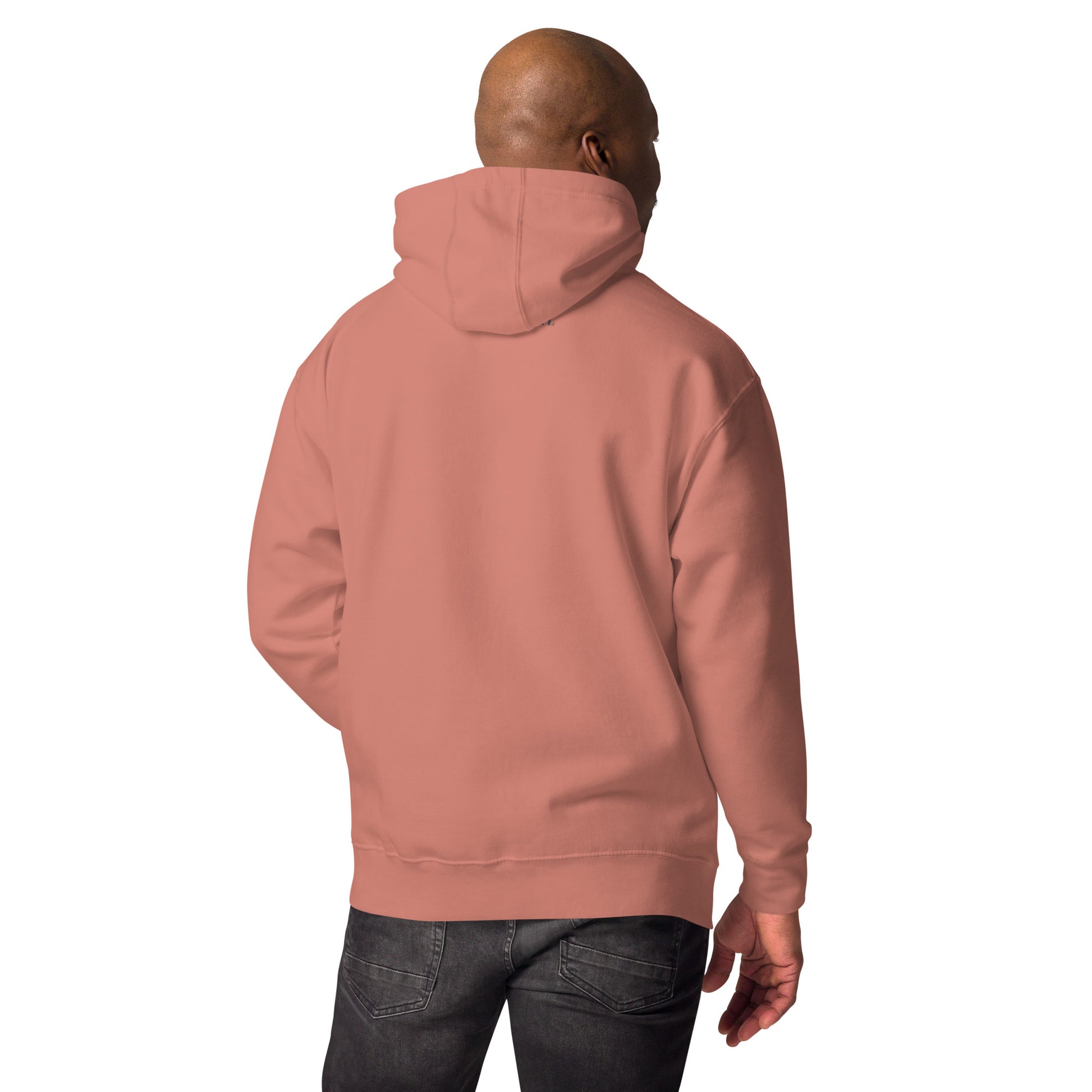 Noelle Hoodie - Left Placement product image 12 in Navy Blazer, size 3XL, with back view and left placement.