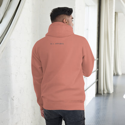 Fearless Hoodie - Left Placement image 14: Maroon version, size XL with back view of the No Fear range.
