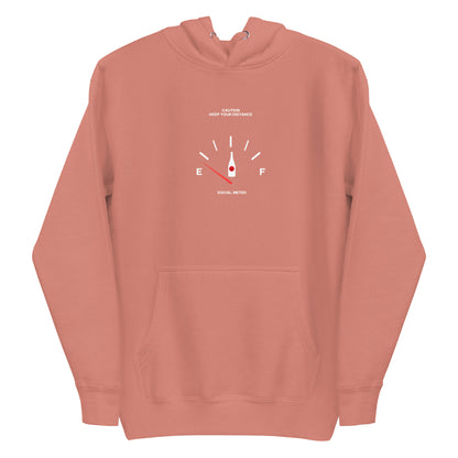 Social Static Hoodie - Left Placement product image 9 in Navy Blazer, size L, with front view and left placement.