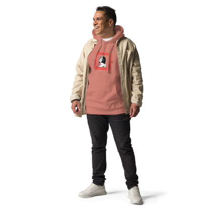 Saiko Hoodie - Left Placement image 13 in Maroon, size S, showing front view for the Saiko design.