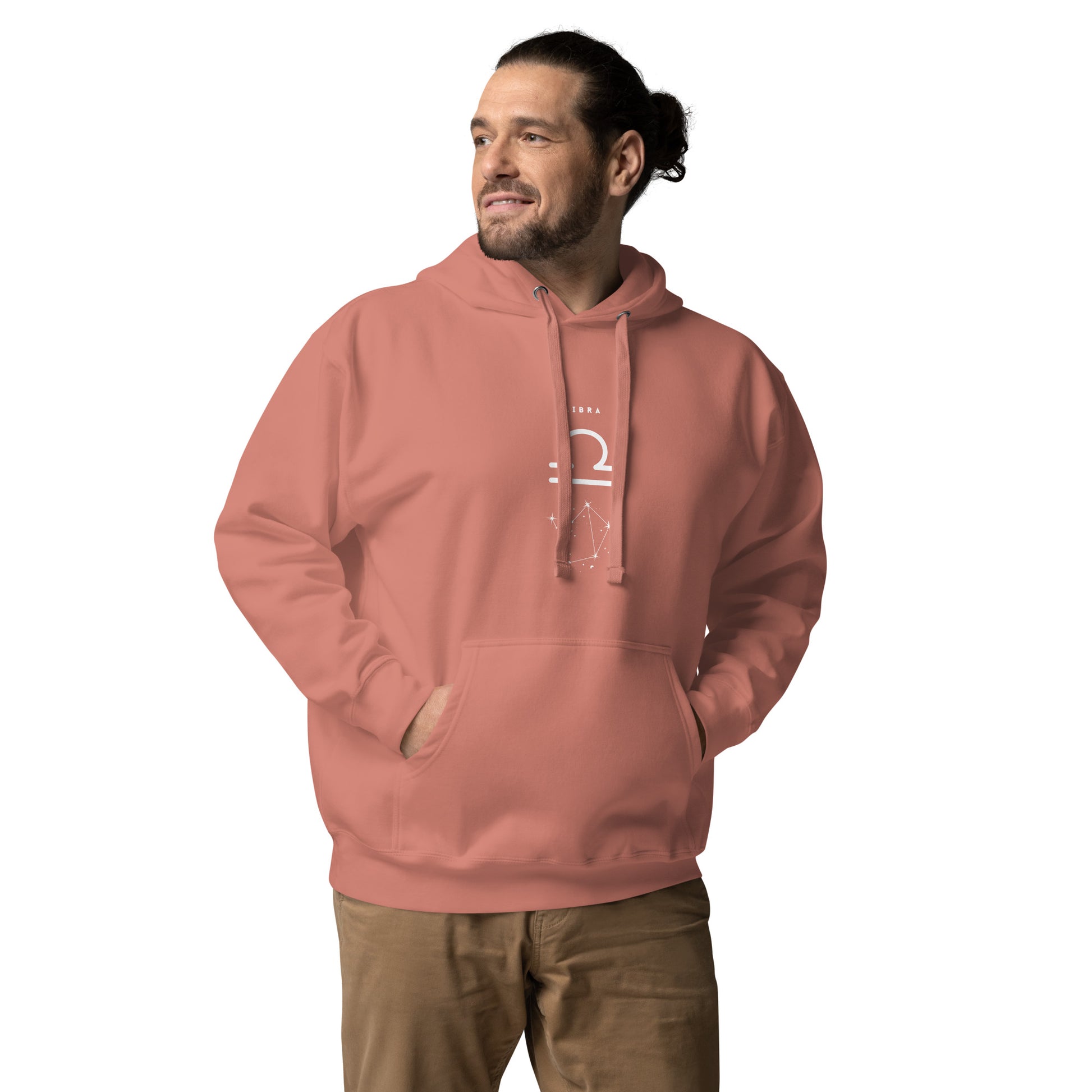 Balance Court Hoodie - Left Placement by R.A. Apparel, image 34, front view, Military Green, size M, left placement.