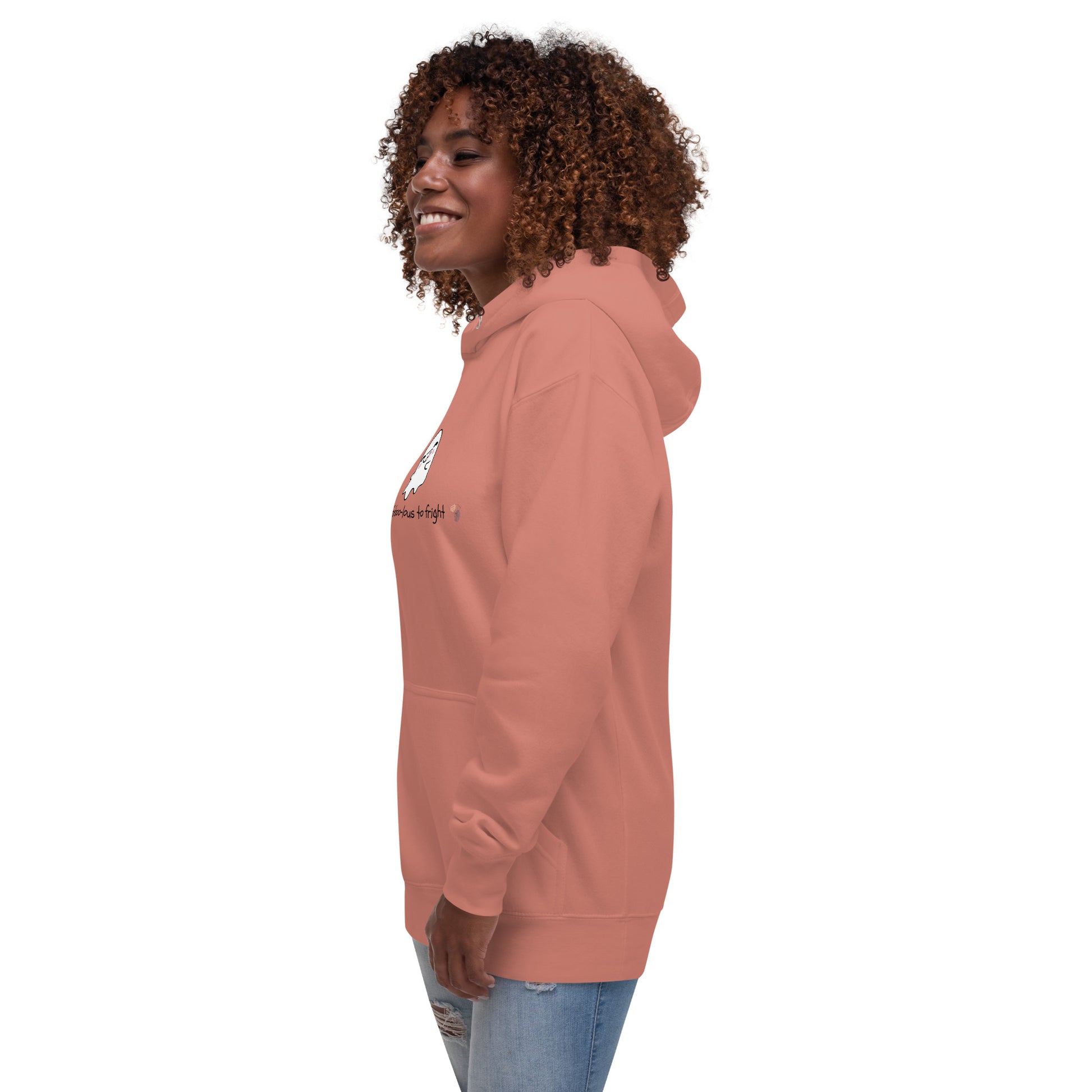 Image 19 of Team Royal Boo Luxe Hoodie - Left Placement, size XL, with Fa Boo Lous artwork visible in front view, left-side angle.