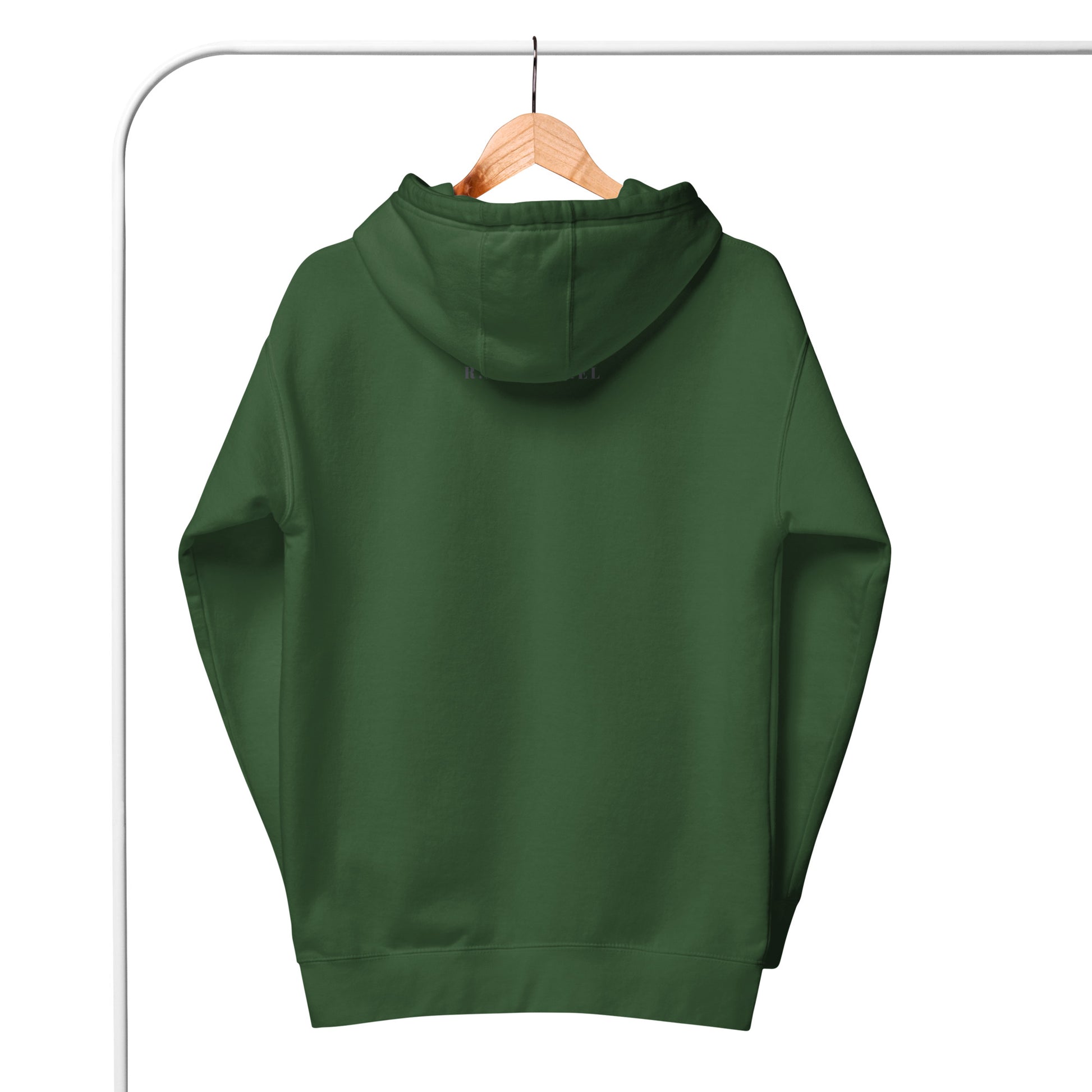 Farewell Bloom Hoodie - Left Placement image 21: Charcoal Heather version, size L with back view of the Until We Meet Again range.