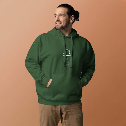 Balance Court Hoodie - Left Placement image 24 in Team Royal, size XL, showing front view for the Libra design.