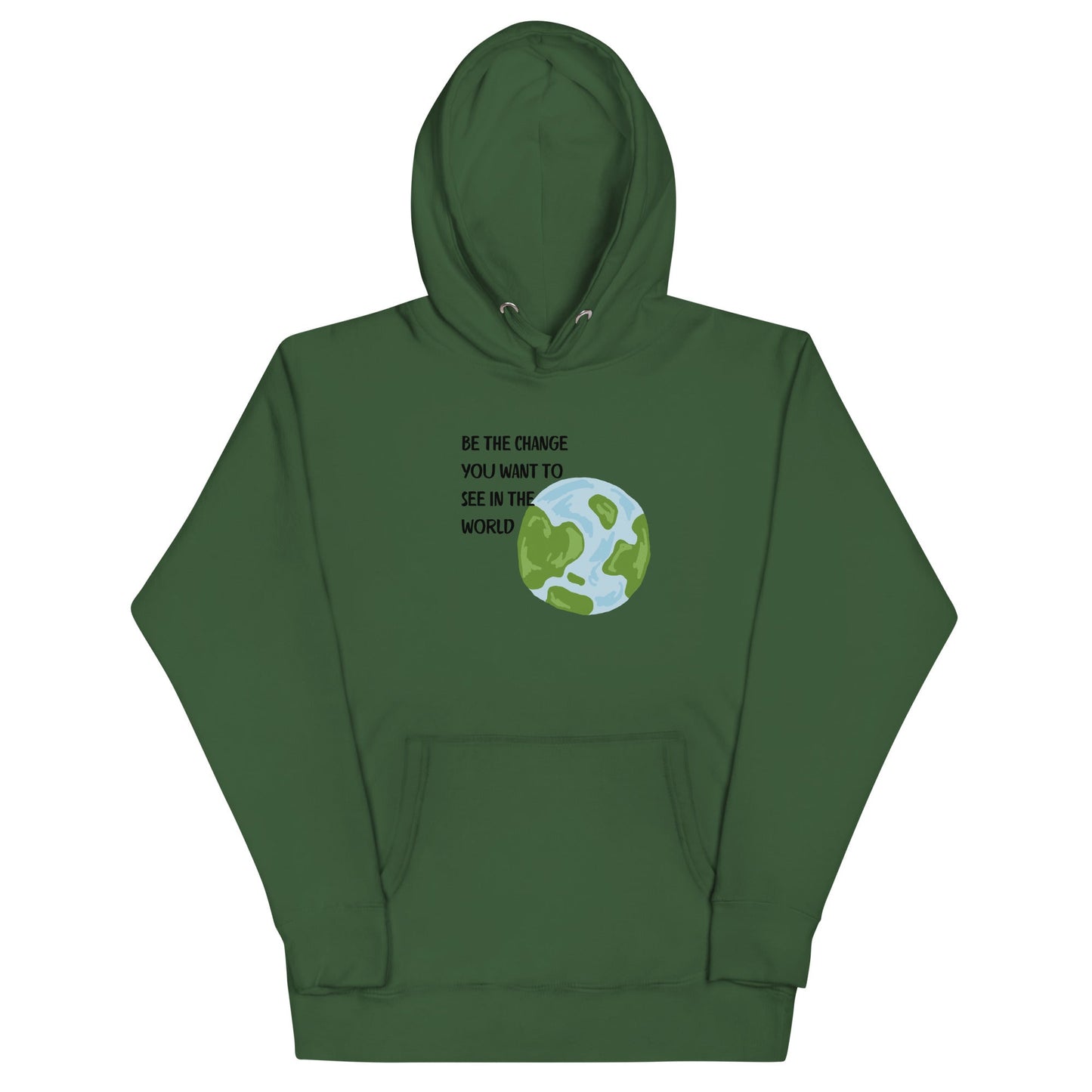 Change Signal Hoodie - Left Placement product image 5 in Charcoal Heather, size 2XL, with front view and left placement.
