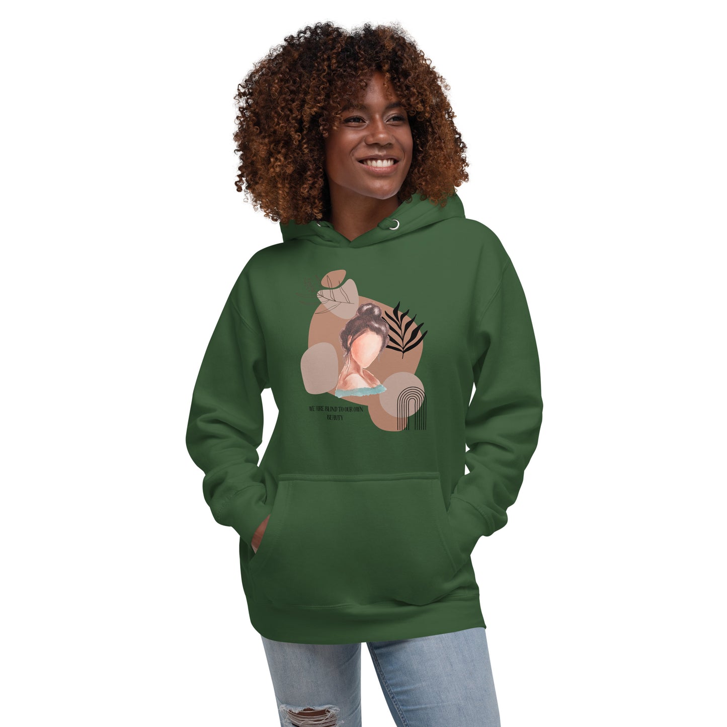 Blind Signal Hoodie - Left Placement image 19: Purple version, size S with front view of the We Are Blind range.