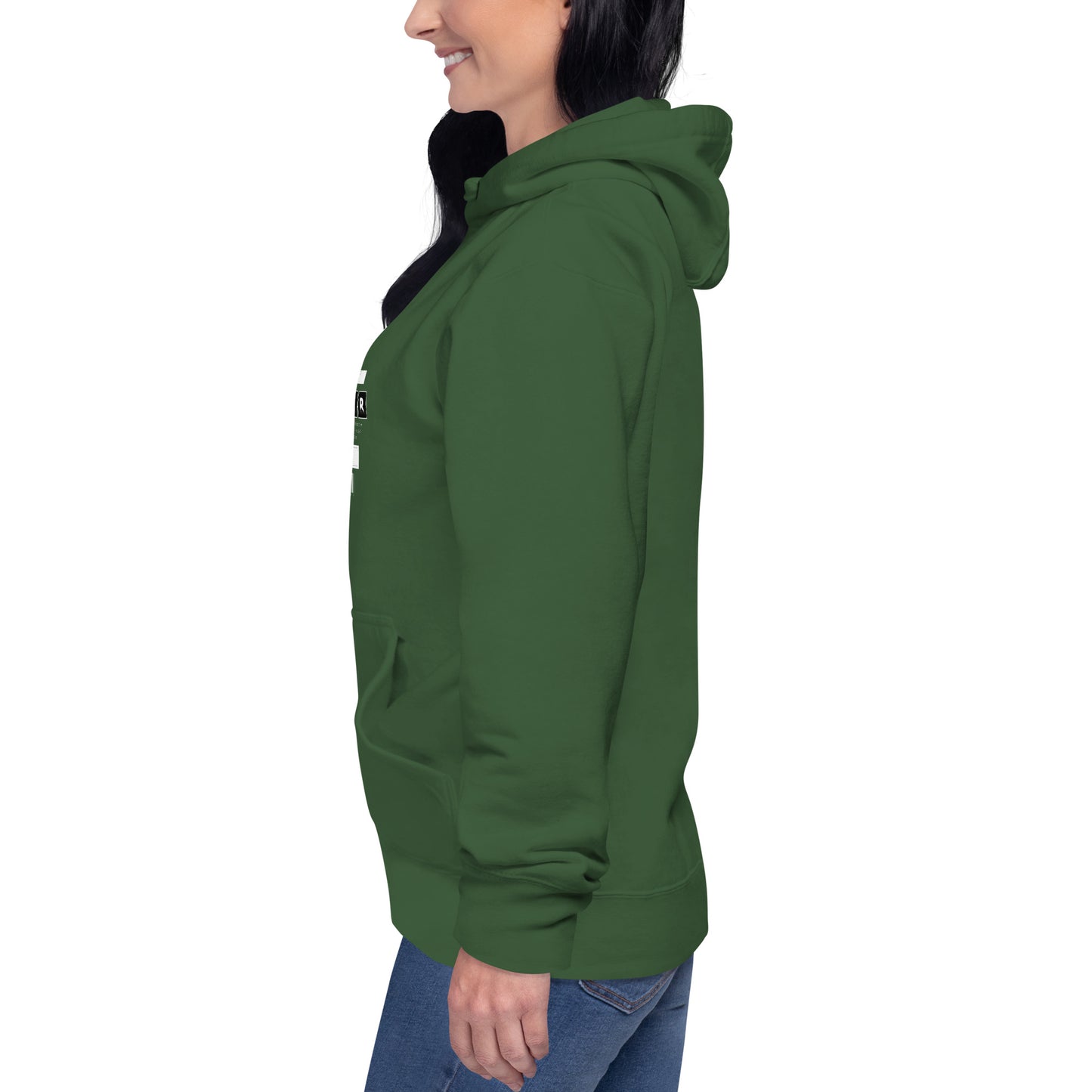 Image 77 of Sky Blue Impact Form Hoodie - Left Placement, size 2XL, with Shape Lives artwork visible in left-side angle.