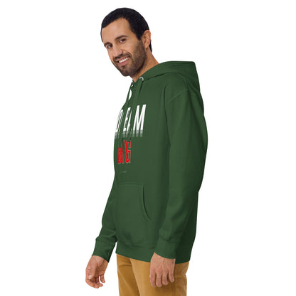 Skyline Dream Hoodie - Left Placement product image 43 in Military Green, size L, with front view, left-side angle and left placement.