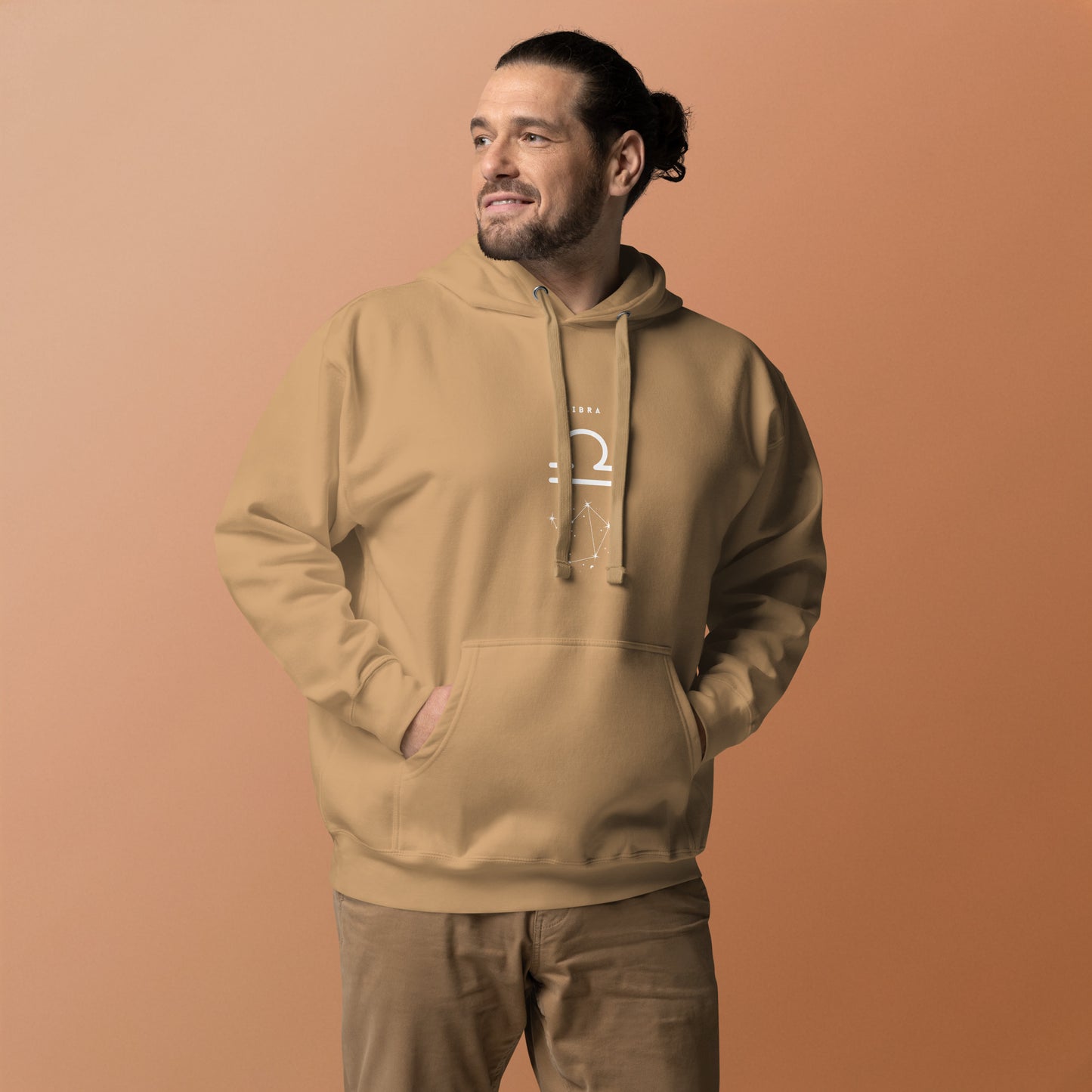 Balance Court Hoodie - Left Placement image 42: Adobe version, size M with front view of the Libra range.