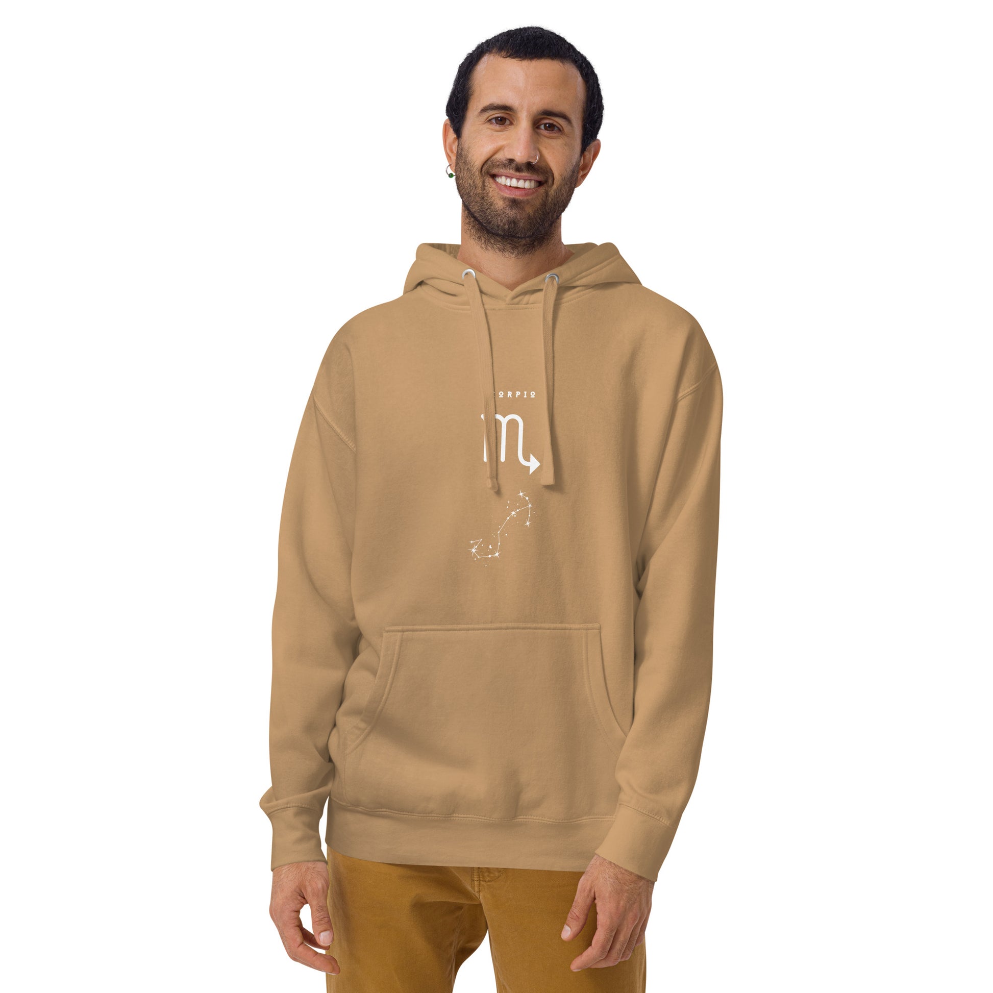 Sabletide Hoodie - Left Placement by R.A. Apparel, image 53, front view, Adobe, size L, left placement.