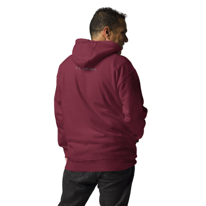 Saiko Hoodie - Left Placement image 10 in Navy Blazer, size XL, showing back view for the Saiko design.
