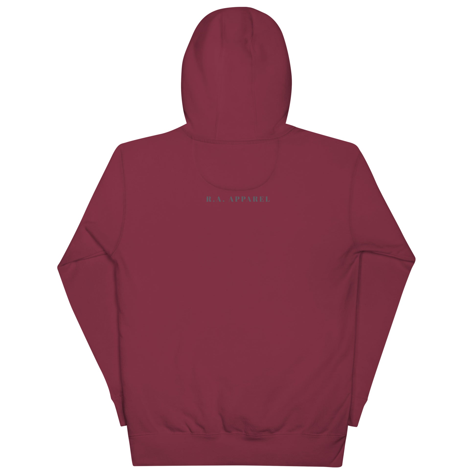 Astral Circle Hoodie - Left Placement product image 8 in Navy Blazer, size M, with back view and left placement.