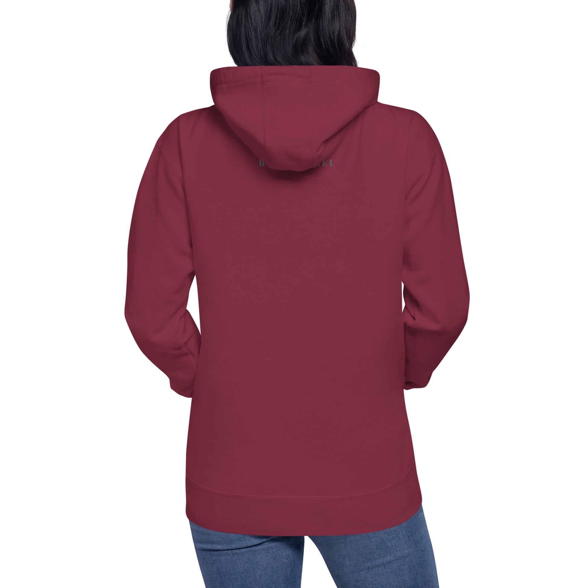 Image 6 of Black Afterhours Hoodie - Left Placement, size 3XL, with Night Life artwork visible in back view.