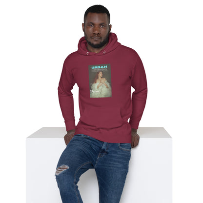 Urban Hoodie - Left Placement by R.A. Apparel, image 7, front view, Navy Blazer, size S, left placement.