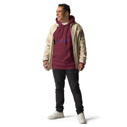 Forward Kind Hoodie - Left Placement image 7 in Navy Blazer, size S, showing front view for the Pay It Forward design.