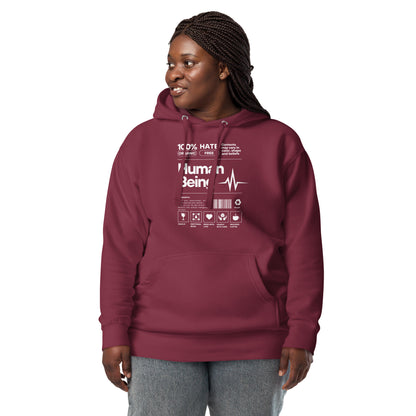 Human Form Hoodie - Left Placement product image 7 in Navy Blazer, size M, with front view and left placement.