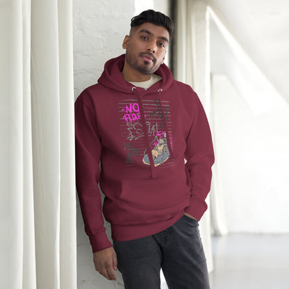 Fearless Hoodie - Left Placement product image 9 in Navy Blazer, size XL, with front view and left placement.