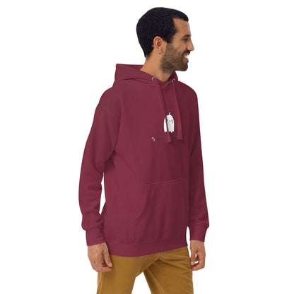 Cute Haunt Hoodie - Left Placement image 20 in Charcoal Heather, size M, showing front view, right-side angle for the Too Cute to Spook design.