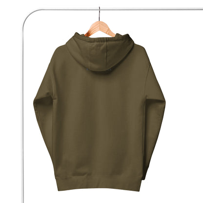 Farewell Bloom Hoodie - Left Placement product image 15 in Maroon, size L, with back view and left placement.