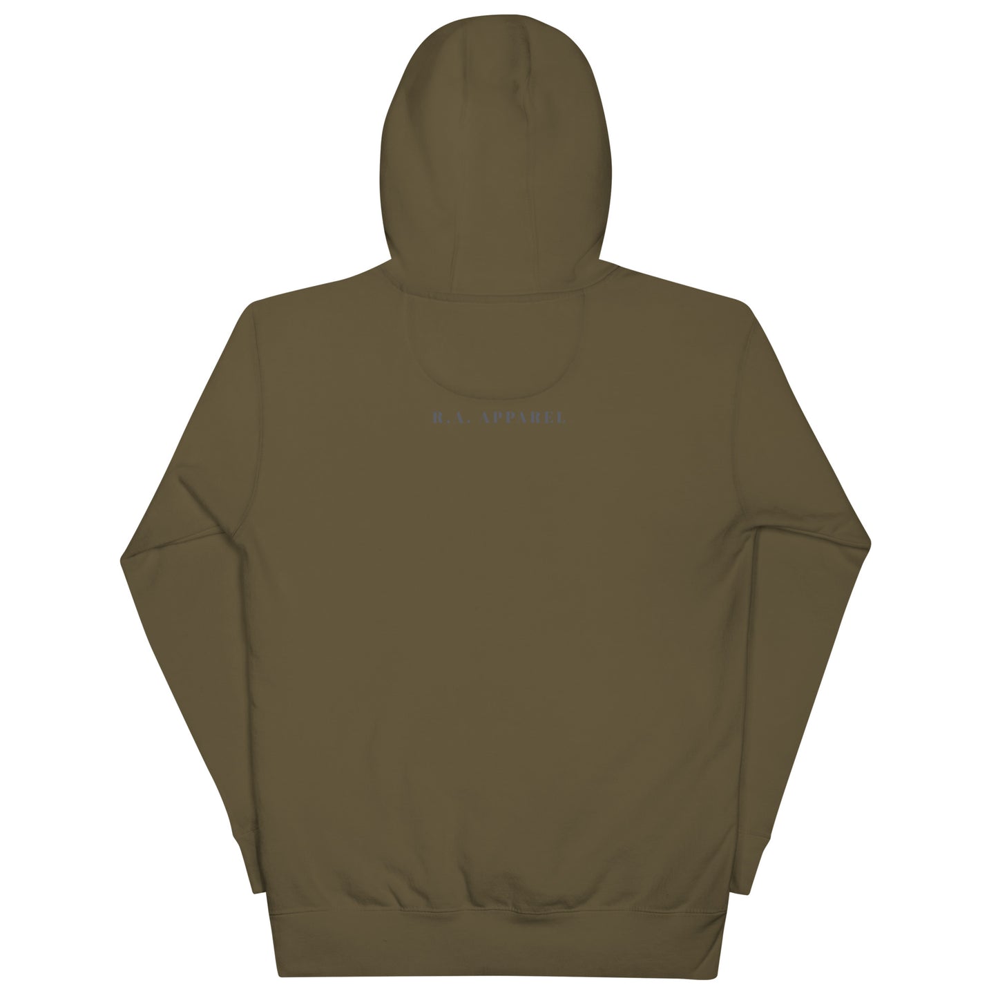 Astral Circle Hoodie - Left Placement image 14 in Maroon, size M, showing back view for the Zodiac design.