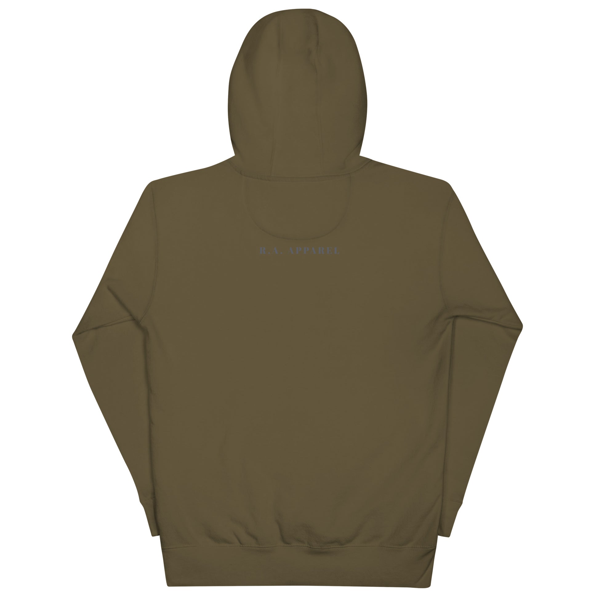 Astral Circle Hoodie - Left Placement image 14 in Maroon, size M, showing back view for the Zodiac design.