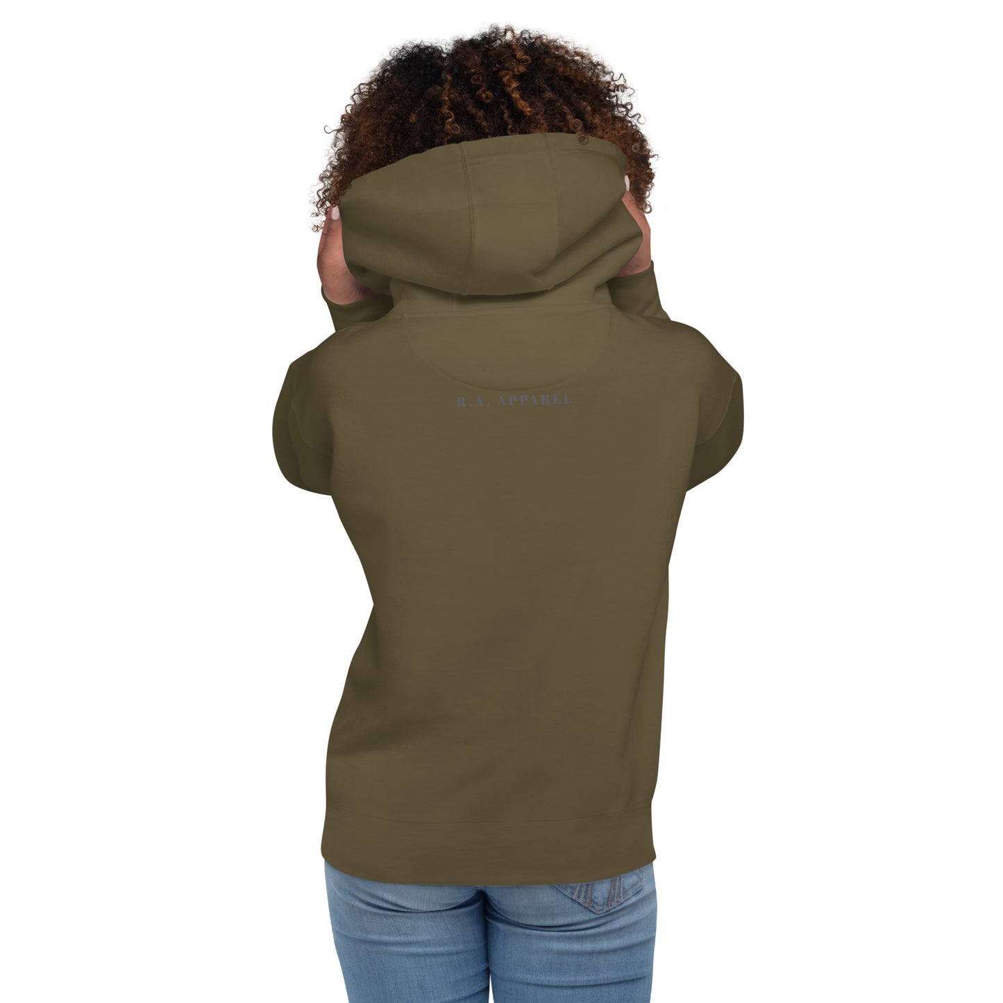 Wild Call Hoodie - Left Placement image 12 in Maroon, size 3XL, showing back view for the Rawr design.