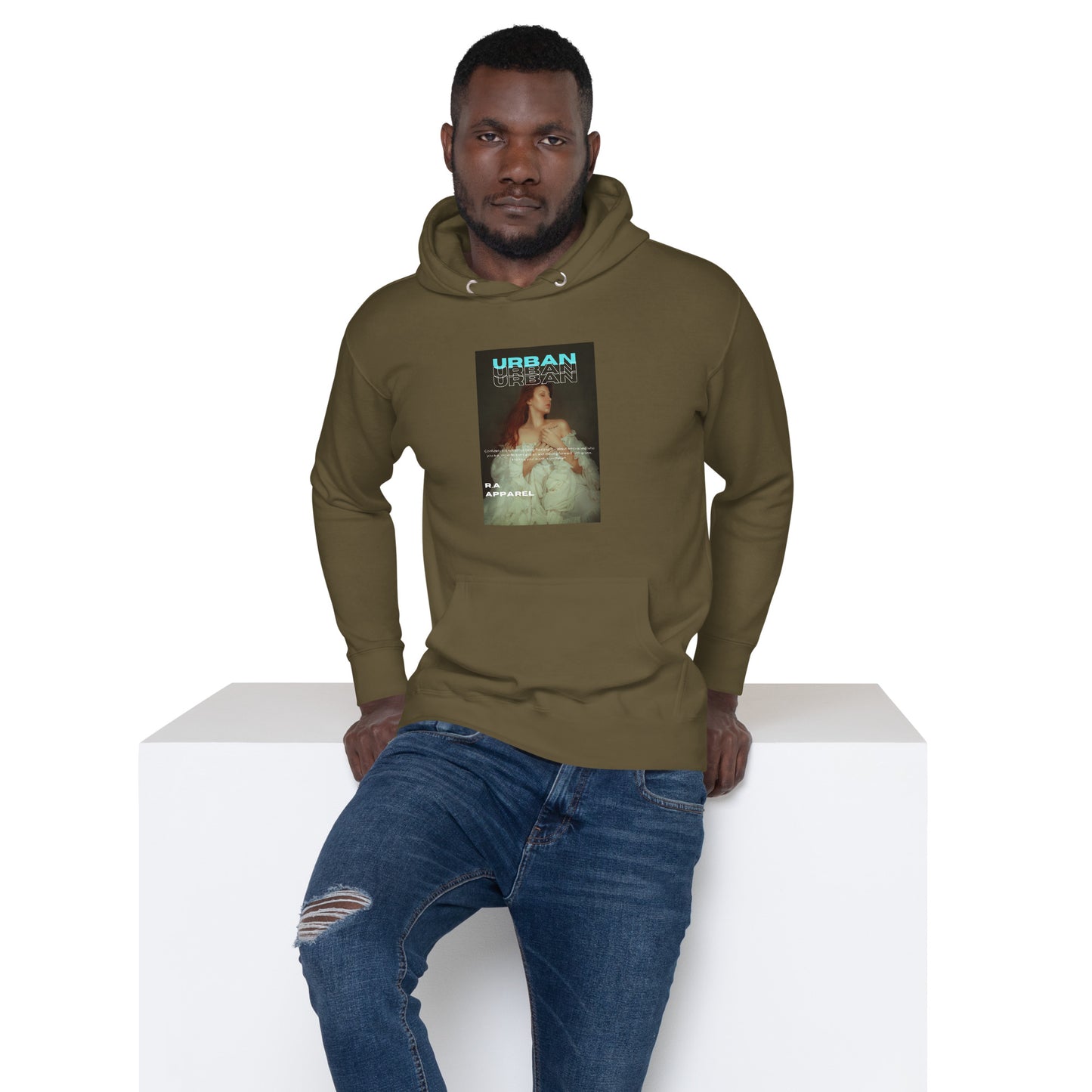 Urban Hoodie - Left Placement image 13: Maroon version, size S with front view of the Urban range.