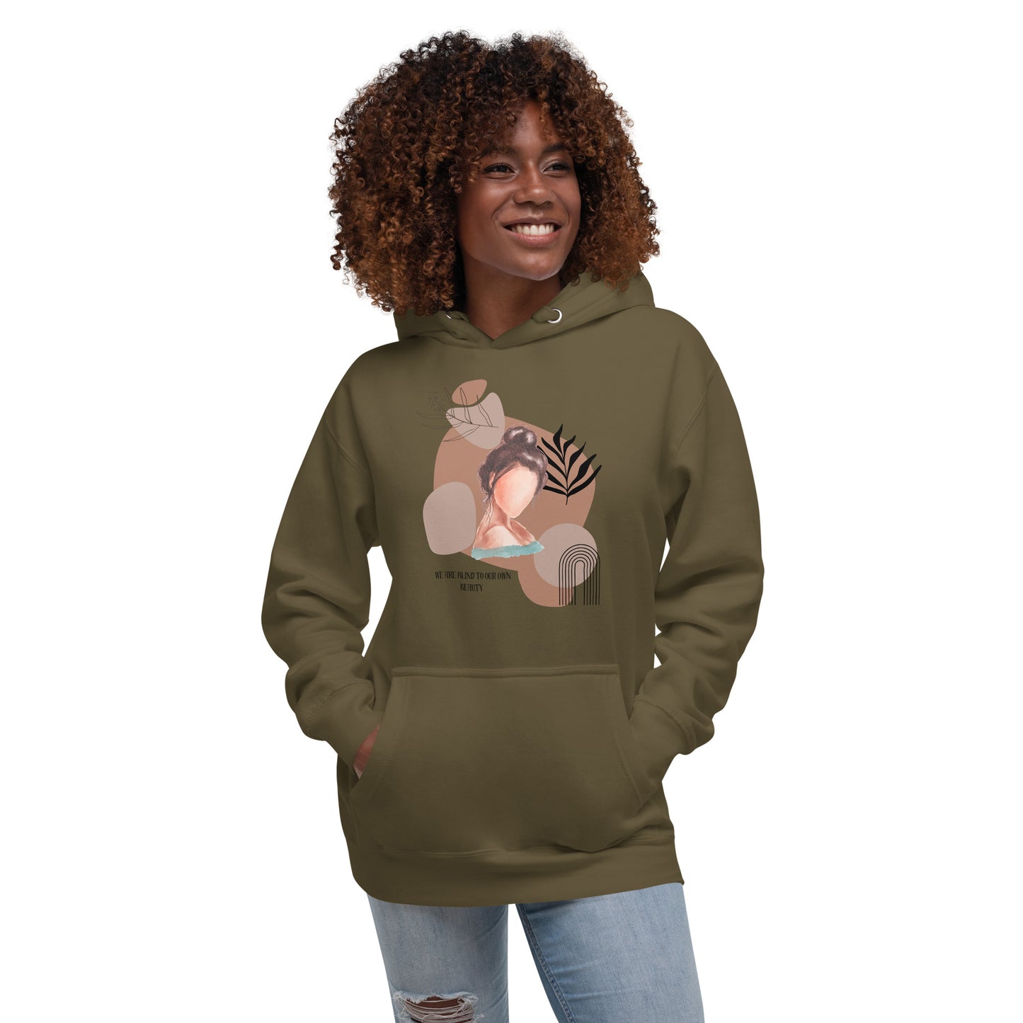 Blind Signal Hoodie - Left Placement product image 11 in Maroon, size 2XL, with front view and left placement.