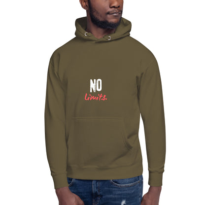 Limitless Hoodie - Left Placement by R.A. Apparel, image 11, front view, Navy Blazer, size 2XL, left placement.