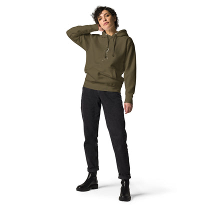 Image 13 of Maroon Solmane Hoodie - Left Placement, size L, with Leo artwork visible in front view.