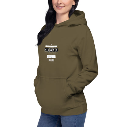 Impact Form Hoodie - Left Placement product image 54 in Military Green, size 3XL, with front view, left-side angle and left placement.