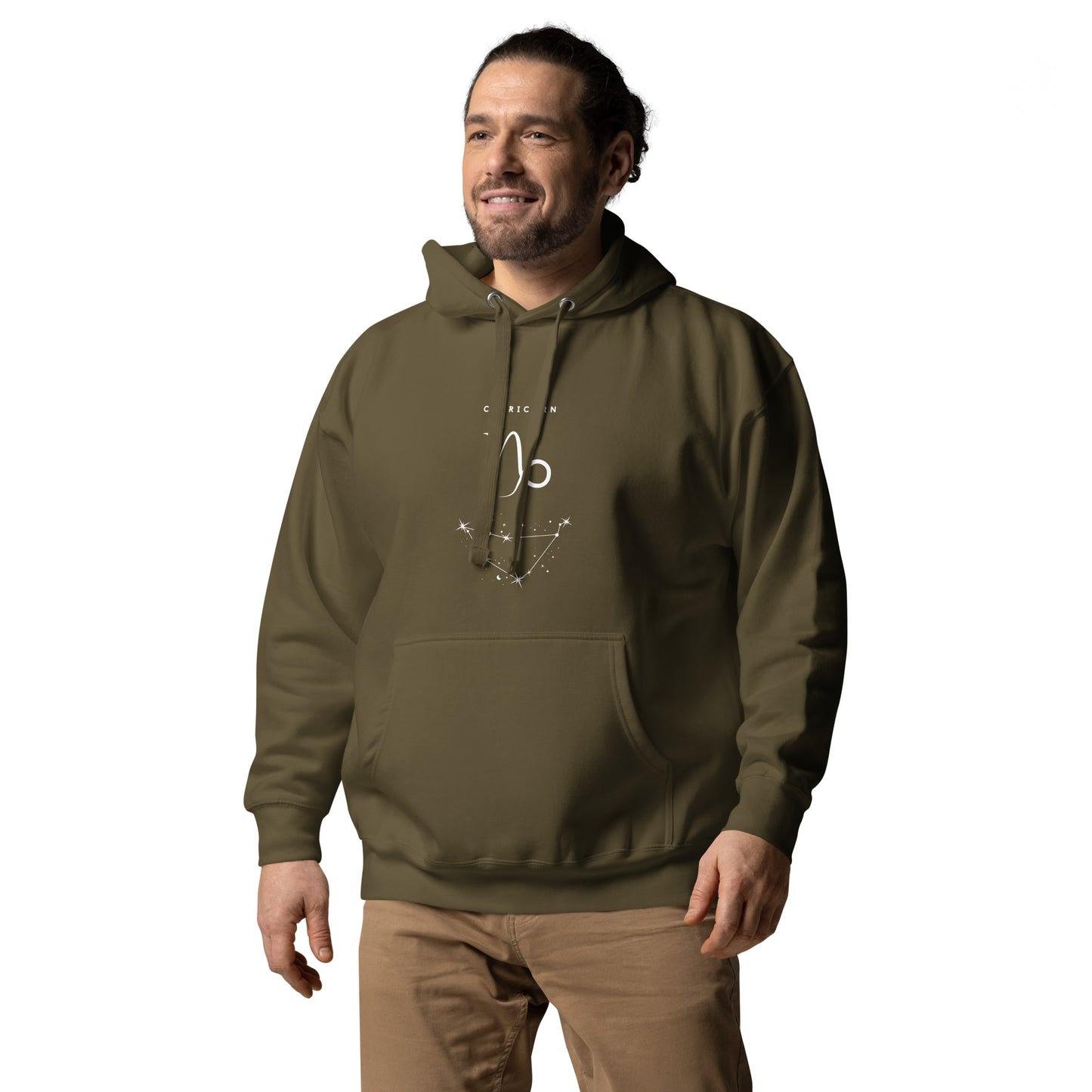 Montaire Hoodie image 26 in Team Royal, size S, showing front view, left-side angle for the Capricorn design.
