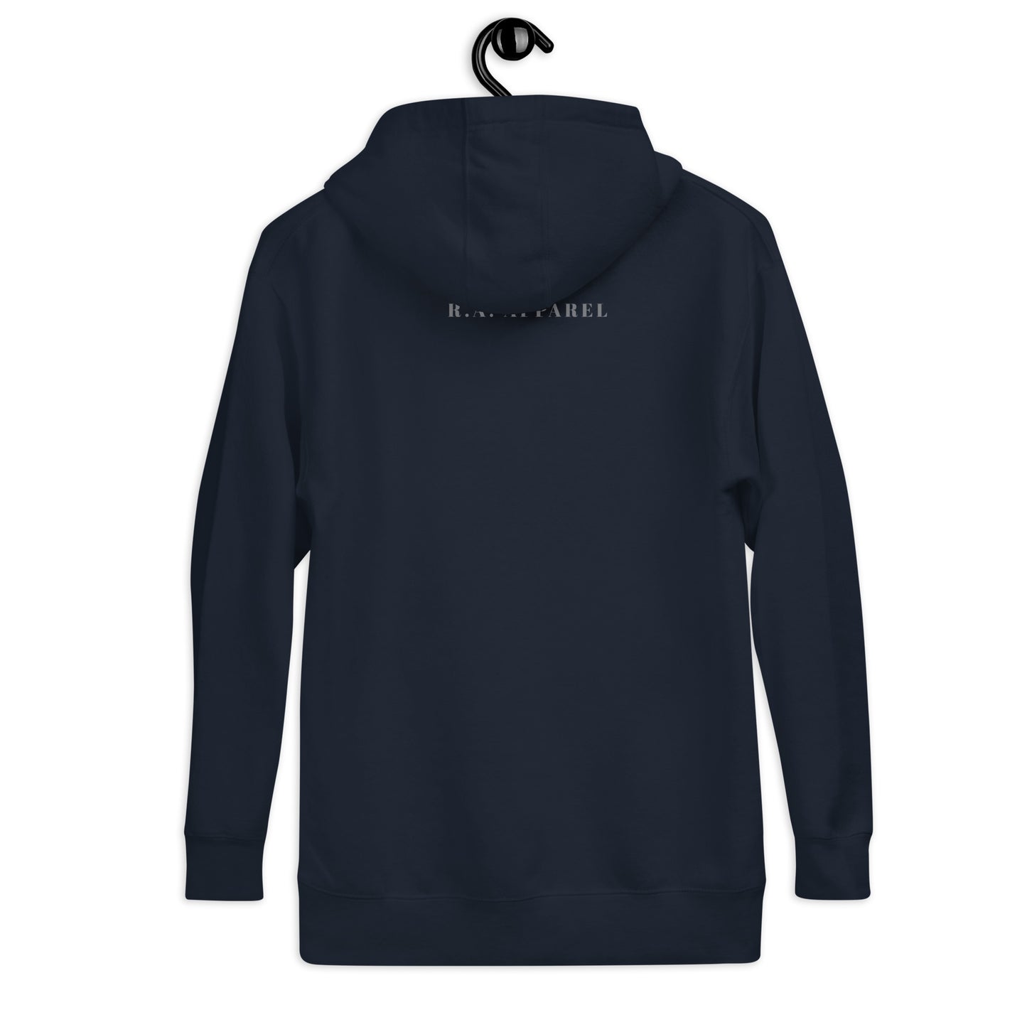 Sweet Minimal Hoodie - Left Placement image 12 in Navy Blazer, size 3XL, showing back view for the Simple and Sweet design.