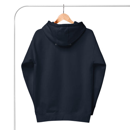 Farewell Bloom Hoodie - Left Placement product image 11 in Navy Blazer, size 2XL, with back view and left placement.