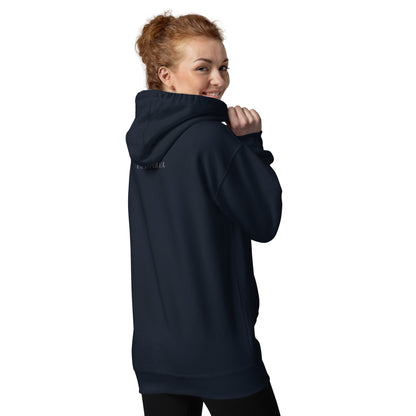Noir Edge Hoodie - Left Placement product image 12 in Navy Blazer, size 3XL, with back view and left placement.