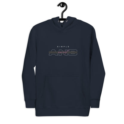 Sweet Minimal Hoodie - Left Placement product image 10 in Navy Blazer, size XL, with front view and left placement.