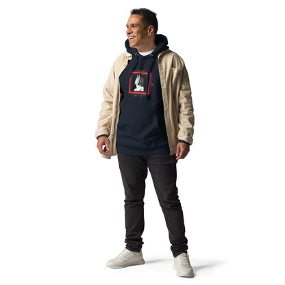 Saiko Hoodie - Left Placement image 11: Navy Blazer version, size 2XL with front view of the Saiko range.