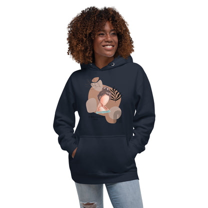 Image 7 of Maroon Blind Signal Hoodie - Left Placement, size S, with We Are Blind artwork visible in front view.