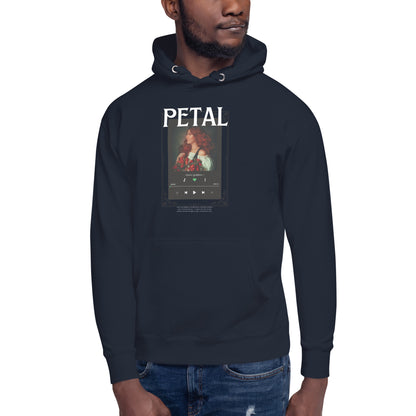 Petaline Hoodie - Left Placement 51 product image 9 in Navy Blazer, size L, with front view and left placement.