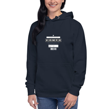 Impact Form Hoodie - Left Placement image 39 in Purple, size L, showing front view for the Shape Lives design.