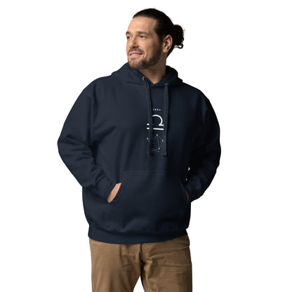 Balance Court Hoodie - Left Placement product image 4 in Black, size XL, with front view and left placement.